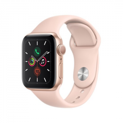 Apple Watch 5 44mm Gold Aluminium/ Pink Sand Sport Band 2019